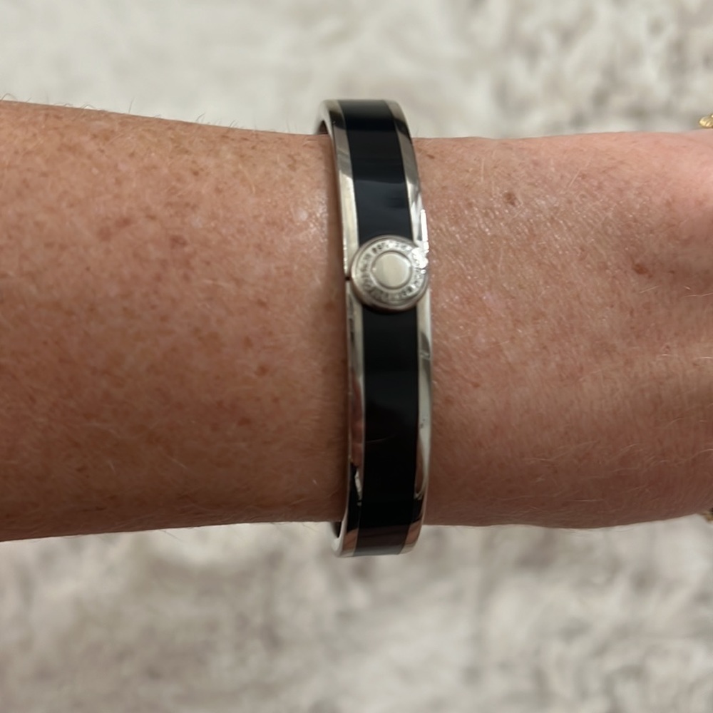 COACH bracelet silver black
